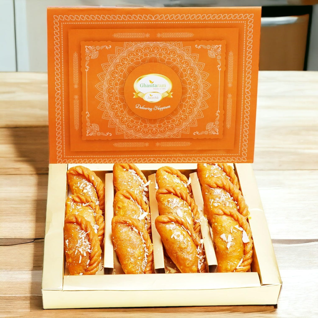 Ghasitaram Gifts Sugar-free Gujiya Box (400gm)