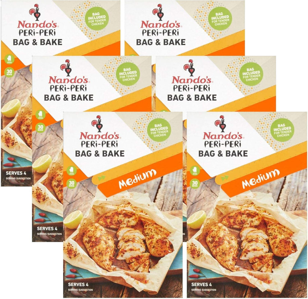 Medium - Nando's Bake & Bag 20g (Pack of 6)