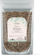 Starwest Botanicals Nettle Root Organic - Dried Stinging Nettle Root, Loose Leaf Herb for Tea, Soups, Stews, & Broths, Urtica Dioica, Cut & Sifted, Certified Kosher, Non-GMO - 4 oz Pouch