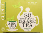 Clipper Organic Everyday 80 Teabags (Pack of 6, Total 480 Teabags)