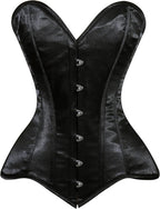 Daisy corsets Women's Daisy Corsets Womens Black Satin Overbust Corset Waist Cincher Bustier & Plus Size