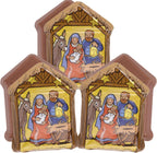 Nativity Themed Milk Chocolate, Festive Christmas Candy, Holiday Stocking Stuffer Treats, 0.44 Ounces (Pack of 3)