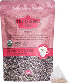 Suwirun Organic Lemongrass Tea 25 Bags – Product of Thailand – Citrusy & Refreshing Herbal Tea, Caffeine-Free, No Calories, Soothes Throat & Aids Digestion, Enjoy Hot or Cold