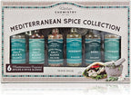 Mediterranean Spice Collection – Gourmet Spices and Seasonings Set with Italian Seasoning, Sea Salt, and Himalayan Pink Salt for Cooking