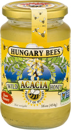 Hungary Bees Wild Acacia Honey 16 Ounce