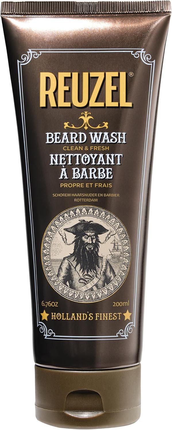 REUZEL Clean & Fresh Beard Serum, Hydrating, Non-Comedogenic, Natural, Non-Greasy Finish, For All Skin Types,
