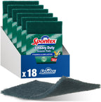Spontex Heavy Duty Scourer Pads 3 Pack (Pack of 6, Total 18 Scourer Pads)