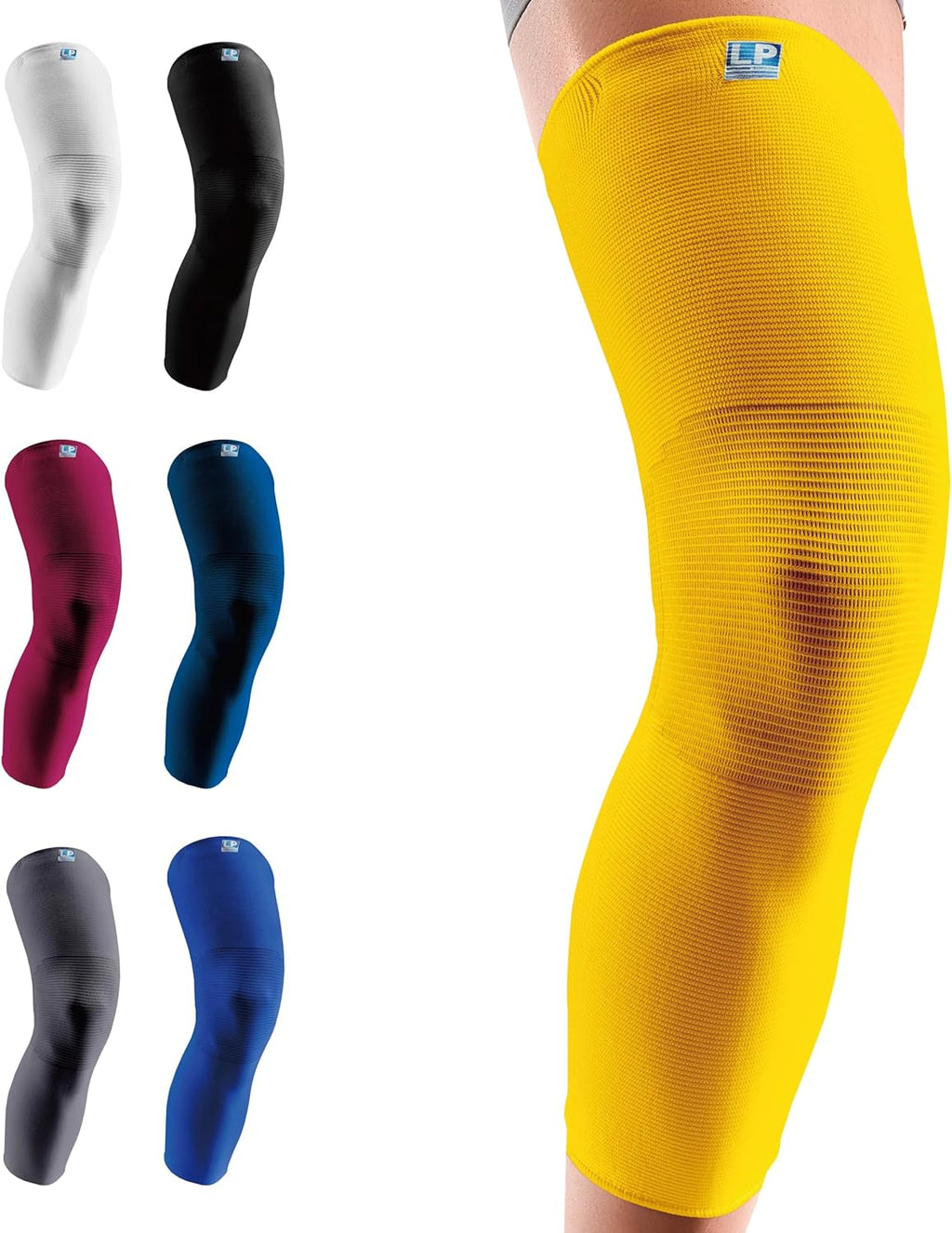 LP SUPPORT 667 Compression Sleeve Leg Full Length for Sports, Cycling, Running, Basketball, for Men Women (S - XL)