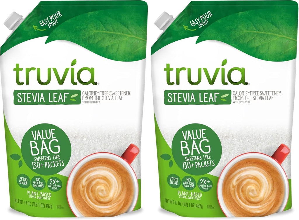 Truvia Original Calorie-free Sweetener from the Stevia Leaf,17 Ounce Refill Bag,(Pack of 2)