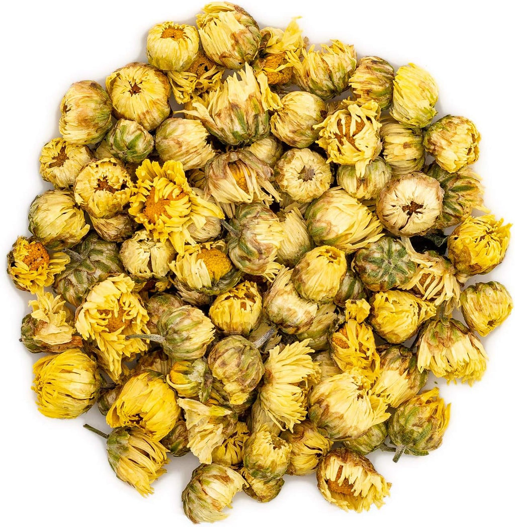 oriarmcha 225g / 8oz Chinese Chrysanthemum Flower Tea Buds - Decaffeinated Chrysanthemum Tea Dried Herbal Flowers - Tai Ju Floral Tea Loose Leaf 1st Grade - Naturally Processed