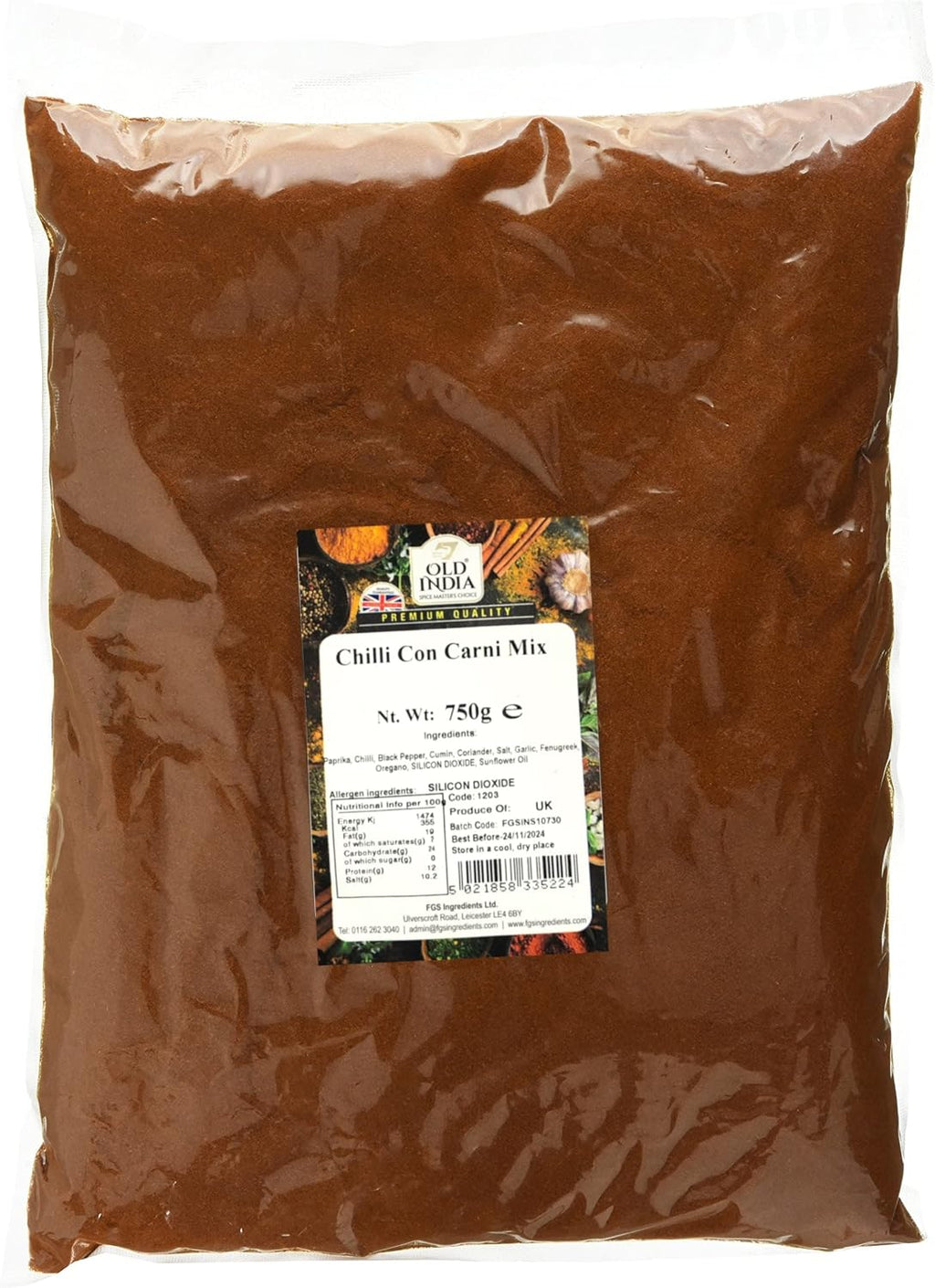 Old India Chilli Con Carni Mix 750 g