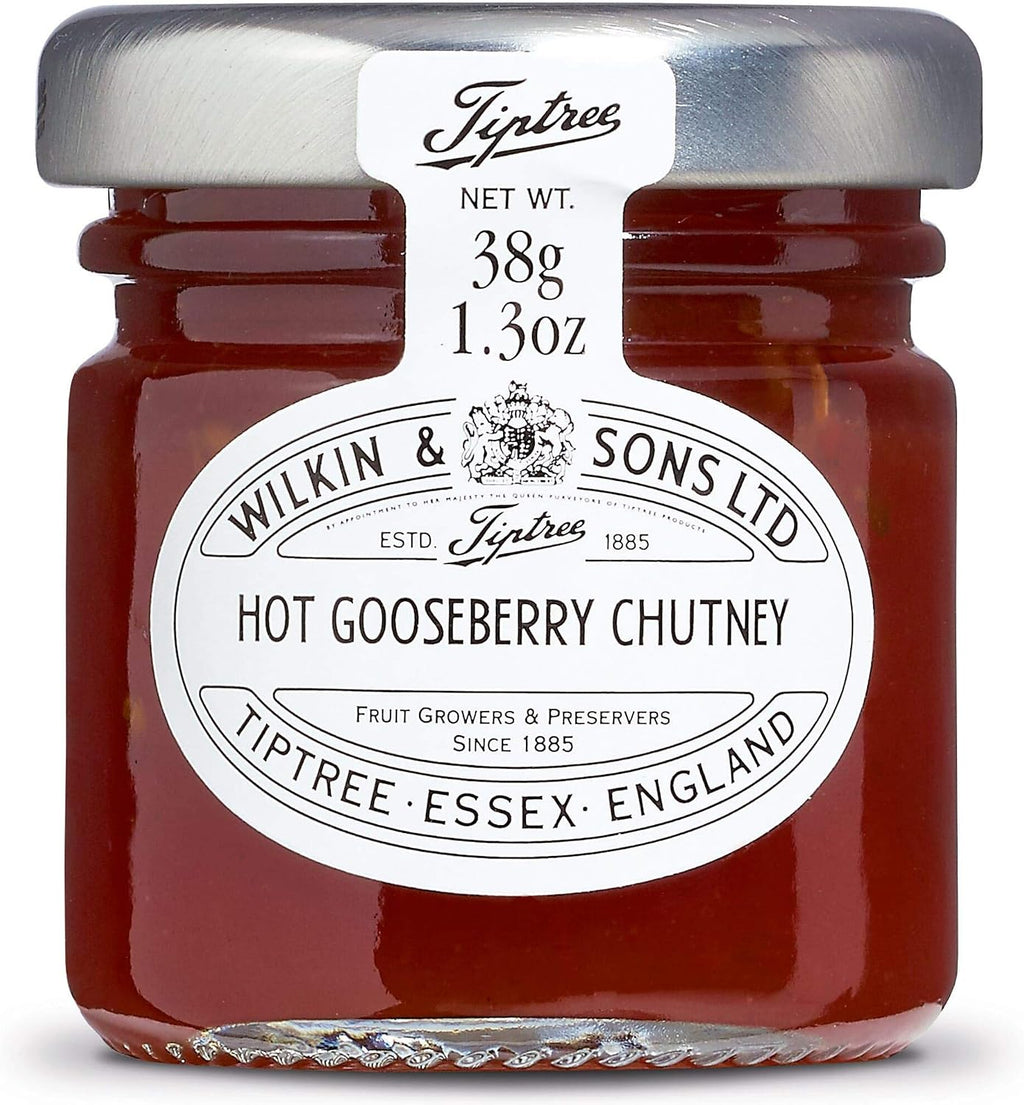 Tiptree Hot Gooseberry Chutney Portion Pots - 72x38g