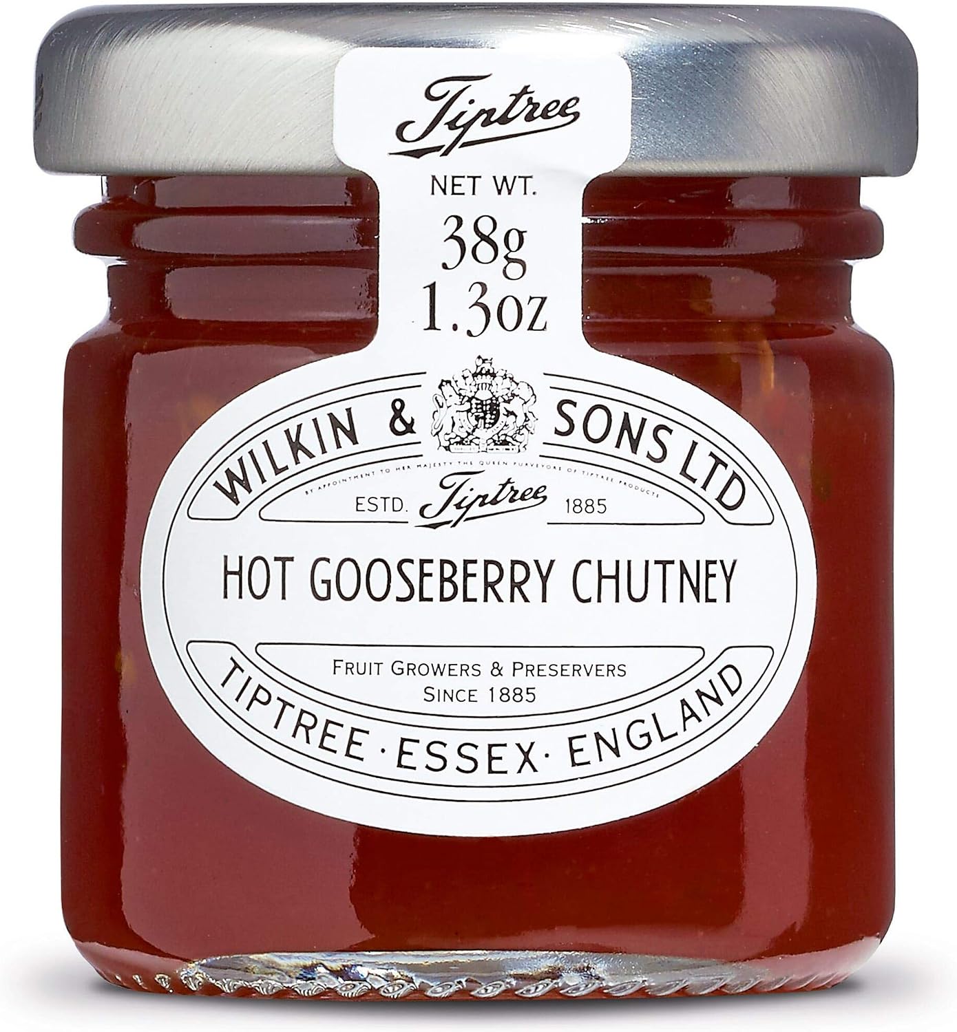 Tiptree Hot Gooseberry Chutney Portion Pots - 72x38g