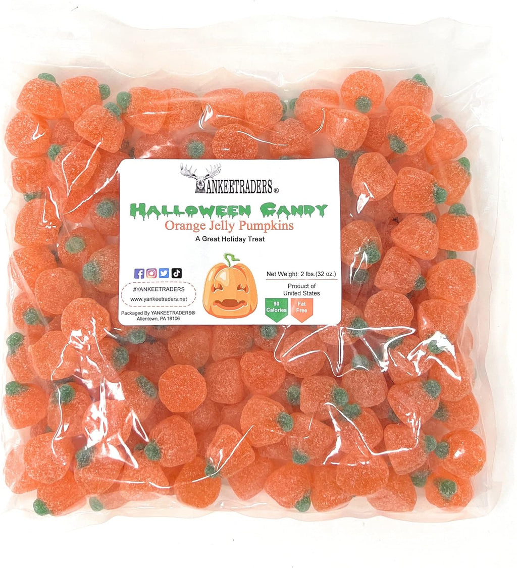 YANKEETRADERS® Jelly Pumpkins, Orange, 2 Lb