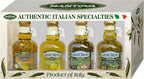 Mantova Grand'Aroma Flavored Extra Virgin Olive Oils, Variety Gift Set, 8.5 Oz Bottles, Pasta & Sugo, Pizza & Pizza, Rosemary, Lemon, Made in Italy (Pack of 4)