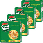 Britannia Good Day Pistachio/Almond Cookies Family Pack 21.2oz (600g) - Breakfast & Tea Time Snacks - Delicious Grocery Cookies (Pack of 4)