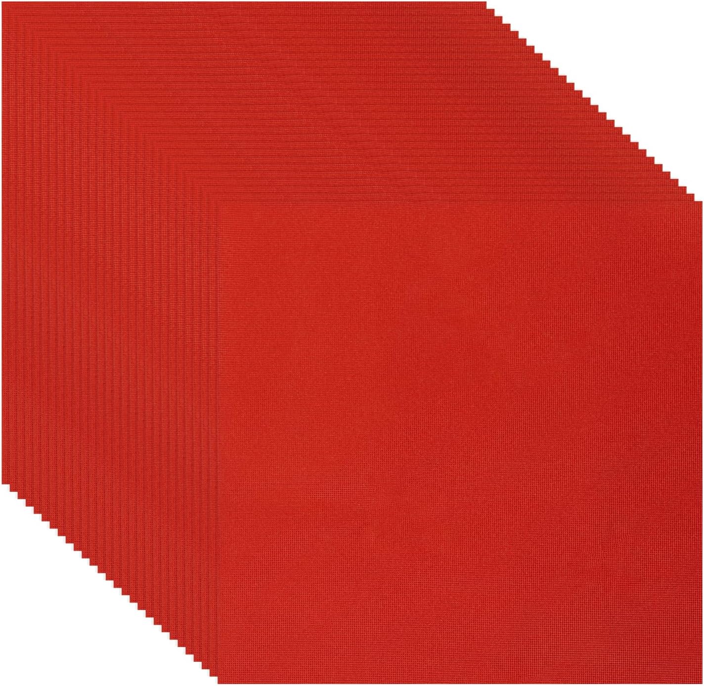 Foil Candy Wrapper 100Pcs 6x6 Inch Aluminum Chocolate Bar Wrapping Paper Sheets for Wedding Birthday Christmas (Red, 6x6)