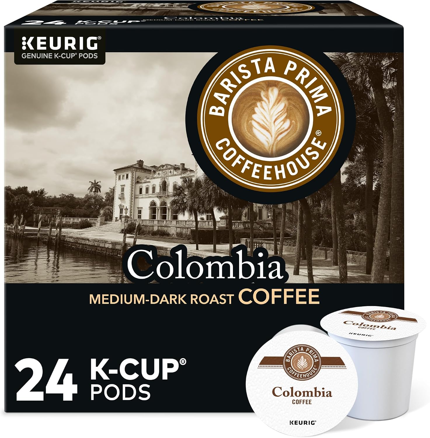 Barista Prima Coffeehouse Colombia Coffee, Keurig Single Serve K-Cup Pods, 96 Count