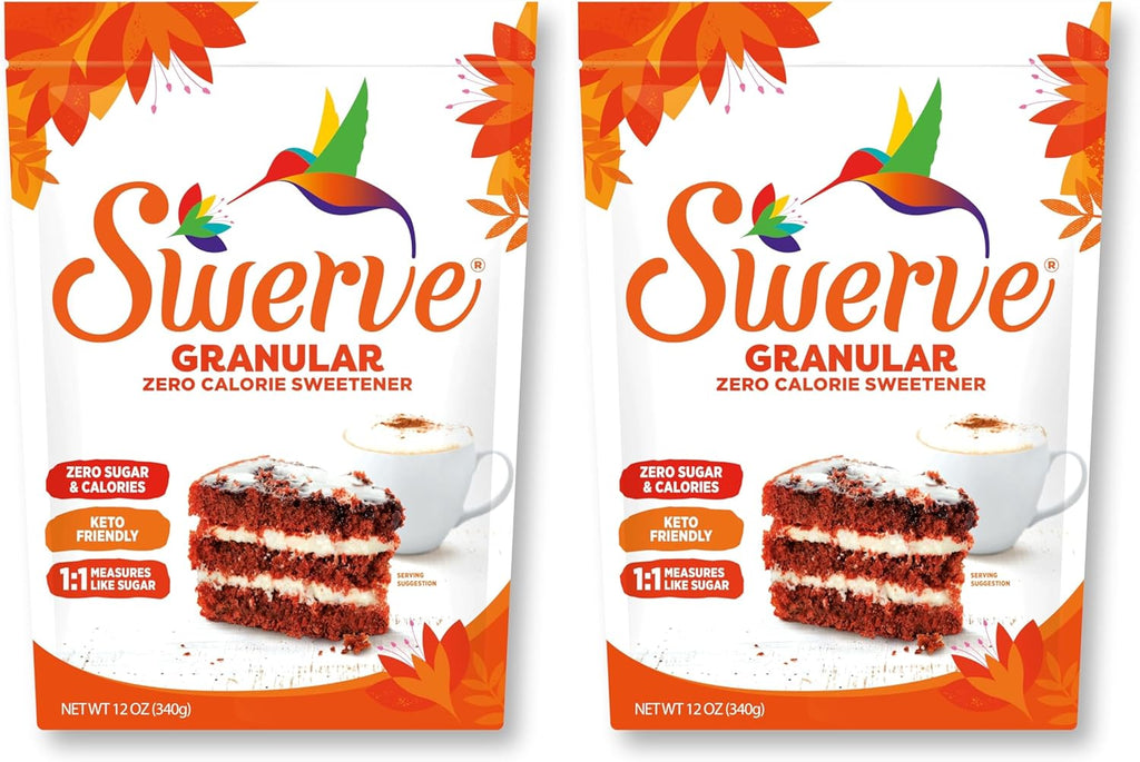 Swerve Sweetener, Granular, 12 Ounce (Pack of 2)
