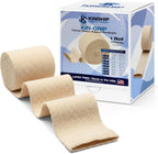 KinGrip Tubular Elastic Support Bandages by Kinship Comfort Brands Tubular Bandage Protects Fragile Skin Latex-Free Wound Care for Edema and Lymphedema Support | Made in USA | Size B 2.5”x11 Yards