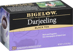 Bigelow Tea Darjeeling Black Tea, Caffeinated Tea, 20 Count Box (Pack of 6), 120 Total Tea Bags