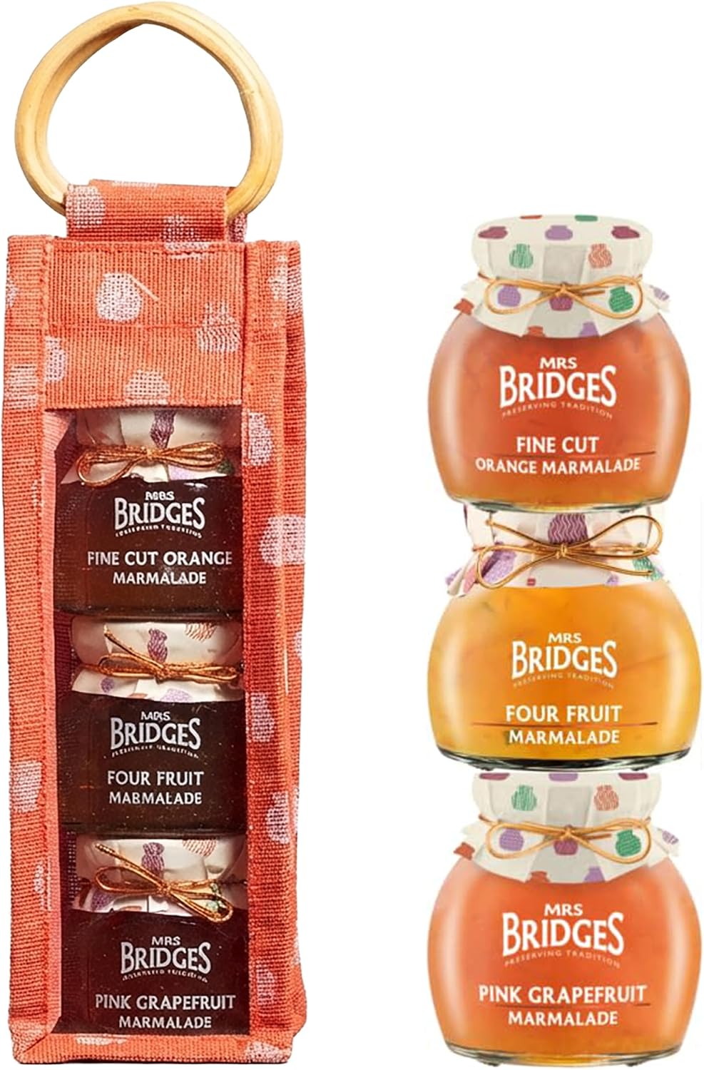Mrs Bridges Triple Marmalade Juco Bag, Made in Scotland