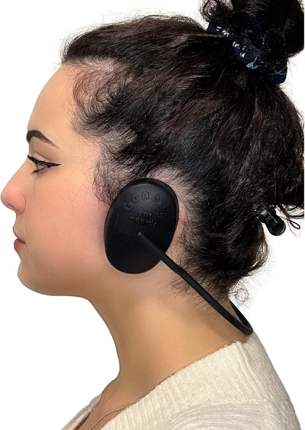 Ear Covers for Shower, Heat and Hair Dye Protection - Black - Waterproof Ear Covers for Washing Hair - Reusable Silicone Ear Caps For Hair Dye - Ear Protectors From Heat Styling and Dryer
