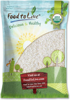 Food to Live - Organic White Jasmine Rice, 10 Pounds - Non-GMO, Long-Grain Rice Variety, Raw, Vegan
