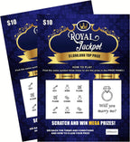 2 Will You Marry Me Proposal Lottery Ticket Scratch Off Cards - Fun and Unique Marriage Proposal Idea, Fake Lotto Scratcher for Wedding Proposal
