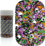 Dynastang Monster Sprinkles Halloween Edible Eyes Cake Decoration Cupcake Toppers Cookie Decorating Perfect for Cakes, Cupcakes, Desserts Toppings 3OZ