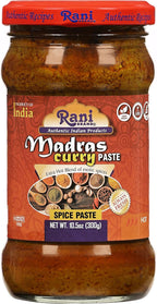 Rani Madras Curry Cooking Spice Paste 10.5oz (300g) Glass Jar ~ No Colors | All Natural | NON-GMO | Vegan | Gluten Free | Indian Origin