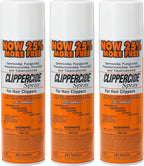 CLIPPERCIDE 5-in-1 Clipper Disinfectant Spray 15oz, 3 Pack | Cleans, Lubricates, Cools, Prevents Rust & Disinfects | Professional Clipper Spray for Barbers, Stylists & Pet Groomers | Made by BARBICIDE