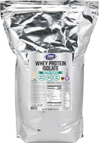 NOW Foods Sports Nutrition, Whey Protein Isolate, 25 g With BCAAs, Creamy Vanilla Powder, 10-Pound