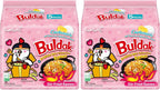 Samyang Buldak Spicy Ramen, Hot Chicken Ramen, Korean Stir-Fried Instant Noodle, Carbonara, 1 Bag (Pack of 10)
