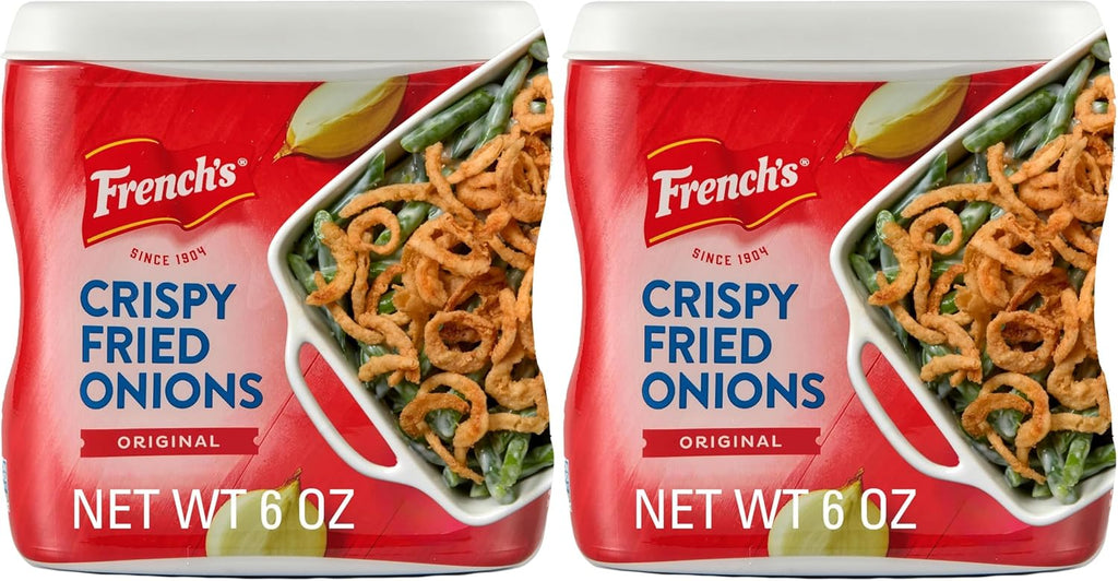 French's, Original Crispy Fried Onions, 6 Oz (Pack of 2)