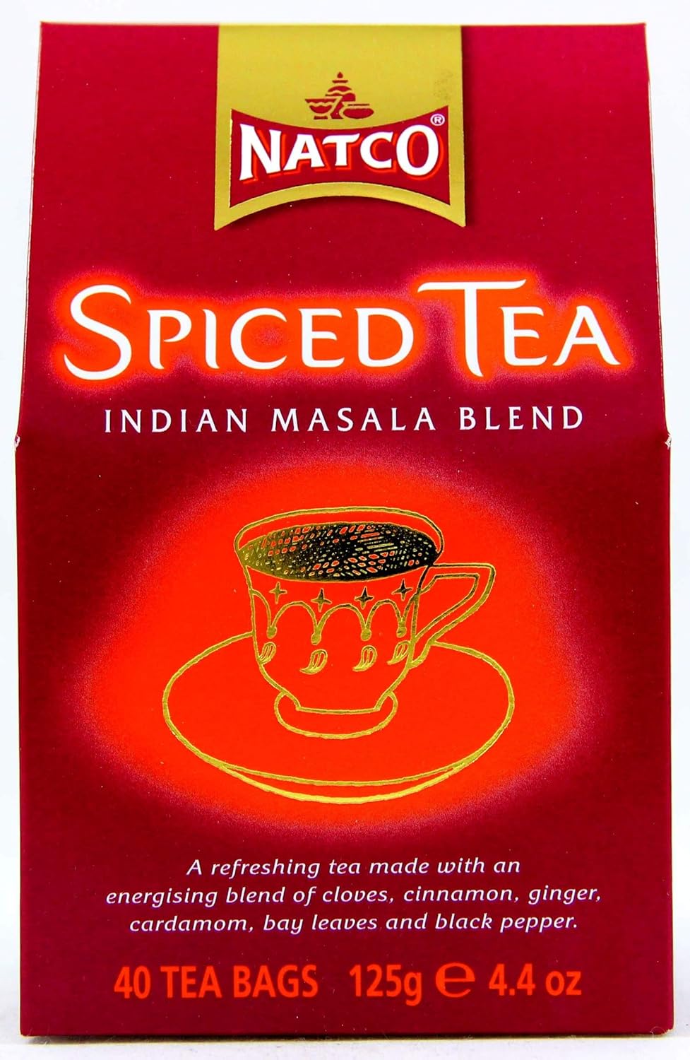Natco Spiced Masala Tea 40 Tea Bags