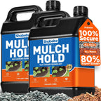 Mulch Bond, 2 Gallon Rock Glue for Landscaping Strong Adhesion Pea Gravel Stabilizer Resin Binder, Non-Toxic Weather-Resistant Mulch Hold Gravel Binder for Pebble,Pine Straw, Landscape Edging