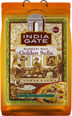 India Gate - Parboiled Basmati Rice - Golden Sella, 10 Pound Bag