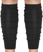 Yxmeiguo Football Leg Sleeves Men, Calf Compression Sleeve for Men Women, Leg Sleeves for Men Football, Football Socks Running Sports Football Accessories for Adult Athletes, Black