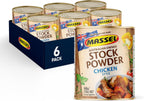 Massel Chicken Style Bouillon Powder, Gluten Free, Low Fodmap Stock, Fat Free, MSG Free, Dairy Free, Non GMO, 0g Trans Fat, Soup Base Seasoning For Ramen, Soup, Stew, No Animal Content, 6 Pack, 168g