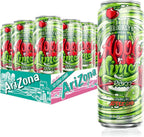 AriZona Apple Lime Rickey Soda, A Brooklyn Original Sparkling Drink - Big Can, 22 Fl Oz (Pack of 12)