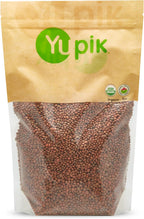 Yupik Organic Brown Lentils, 2.2 lb (35.2 oz), Non-GMO, Vegan, Gluten-Free, Kosher, Raw, Salt-Free, High in Fiber & Protein, Ideal for Soups, Salads & Meat Alternatives