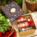 Ghasitaram Gifts Jaiccha Ghasitaram Hamper Box of Sweets / Bites, Namkeen and Dryfruit-GGHB|Diwali,Holi,Rakhi,Valentine,Christmas,Birthday,Anniversary,Her,Him|