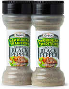 Grace Caribbean Traditions Black Pepper - 2 Pack - Ground Black Pepper - Jamaican Cooking Pepper