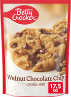Betty Crocker Walnut Chocolate Chip Cookies, Cookie Baking Mix, 17.5 oz