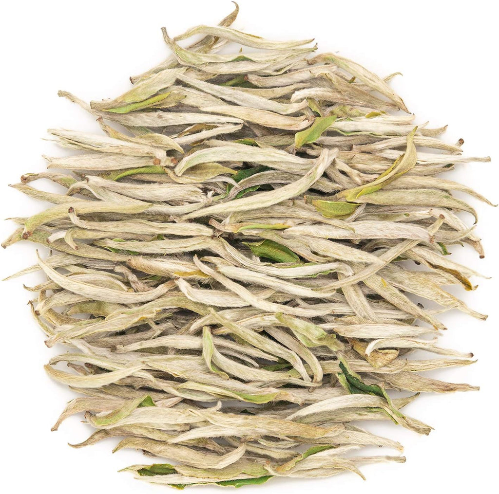 Oriarm Fuding Silver Needle White Tea Loose Leaf - Bai Hao Yinzhen Chinese Silver Tips Tea 2nd Grade - 250g (8.82-ounce)