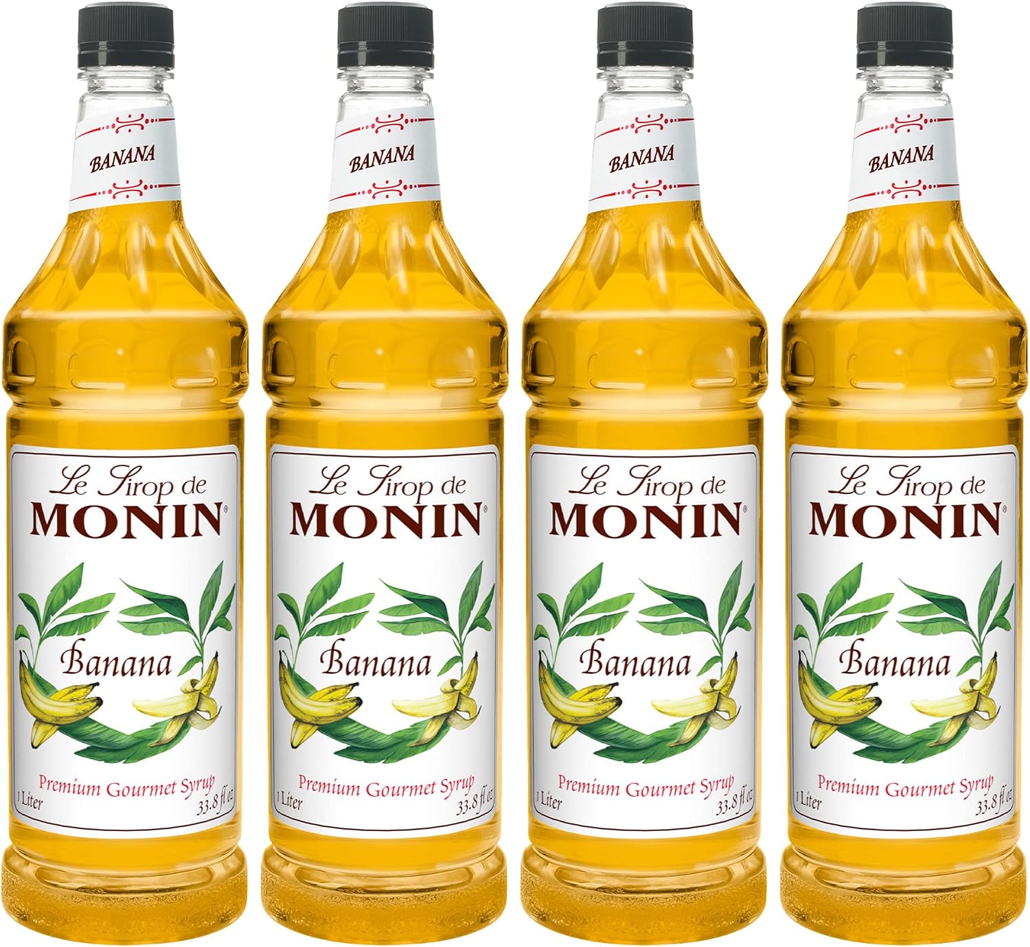 Monin Banana, 48-Ounce Packages (Pack of 4)