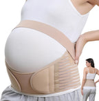 NeoTech Care Pregnancy Belly Band Maternity Belt, Back/Abdomen/Waist/Pelvis Support (Size XXL, Beige Color)