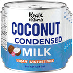 Sweetened condensed coconut milk (6 cans) vegan coconut condensed milk sweetened. Caramel sweet condense coconuts milks. Lactose dairy free. Leche condensada de coco leche de coco. Real Naturals