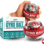 Torque Ball Hand Exerciser - Wrist Power Gyro Ball & Forearm Exerciser – Premium Wrist Strengthener for Fitness, Rehab, Stress Relief & Dexterity Training – Portable, Gift-Ready for Adults